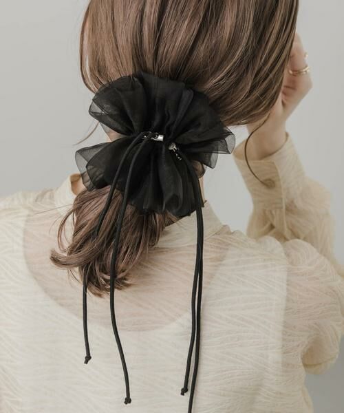 SMELLY / スメリー ヘアゴム・シュシュ | ドローコードシアーシュシュ | 詳細20