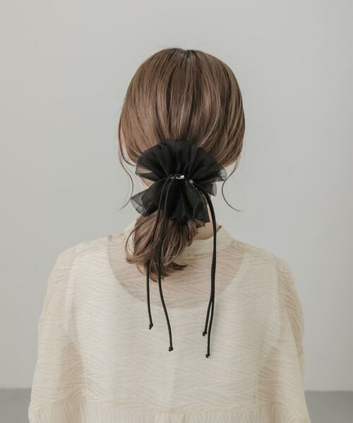 SMELLY / スメリー ヘアゴム・シュシュ | ドローコードシアーシュシュ | 詳細22