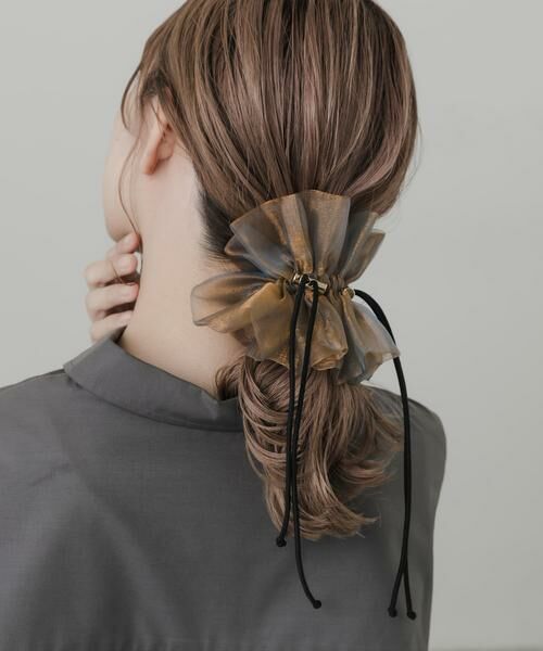 SMELLY / スメリー ヘアゴム・シュシュ | ドローコードシアーシュシュ | 詳細27