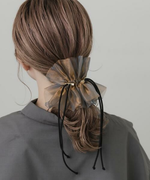 SMELLY / スメリー ヘアゴム・シュシュ | ドローコードシアーシュシュ | 詳細29