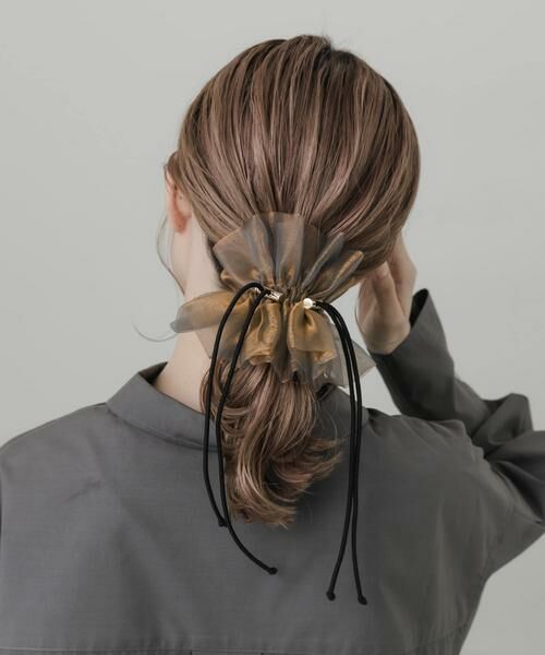 SMELLY / スメリー ヘアゴム・シュシュ | ドローコードシアーシュシュ | 詳細30