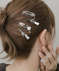 SMELLY / スメリー カチューシャ・カチューム・その他 | スターモチーフメタル4セットピン