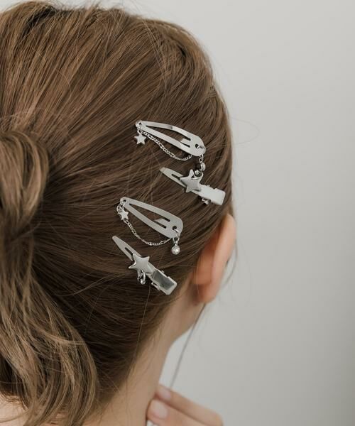 SMELLY / スメリー カチューシャ・カチューム・その他 | スターモチーフメタル4セットピン | 詳細1