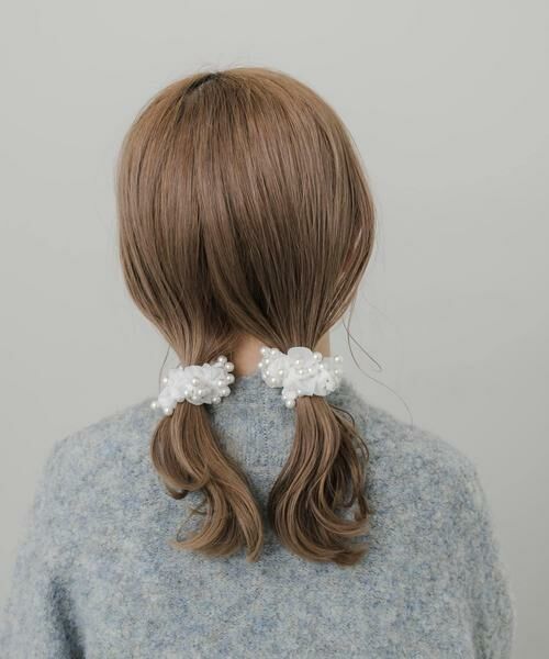 SMELLY / スメリー ヘアゴム・シュシュ | パールシアー2セットミニシュシュ | 詳細3