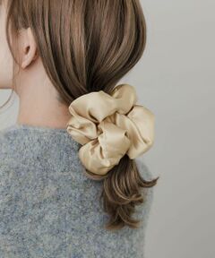 SMELLY / スメリー ヘアゴム・シュシュ | サテンボリュームビッグシュシュ