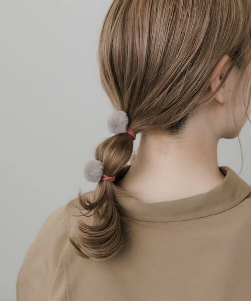 SMELLY / スメリー ヘアゴム・シュシュ | ミニファー2セットヘアゴム | 詳細6