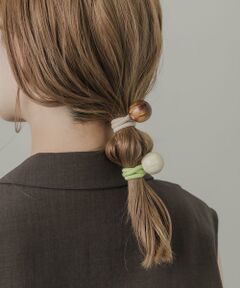 SMELLY / スメリー ヘアゴム・シュシュ | カラフルボール2セットヘアポニー