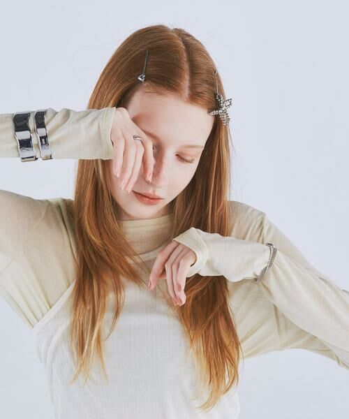 SMELLY / スメリー カチューシャ・カチューム・その他 | メタルリボンハート2セットピン | 詳細3