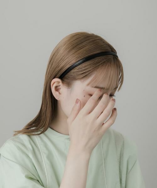 SMELLY / スメリー カチューシャ・カチューム・その他 | スリムフェイクレザーカチューシャ | 詳細3