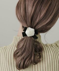 SMELLY / スメリー ヘアゴム・シュシュ | ローズリボンヘアカフ