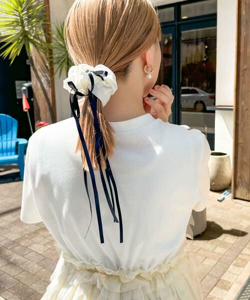 SMELLY / スメリー ヘアゴム・シュシュ | サテンリボンボリュームシュシュ | 詳細7