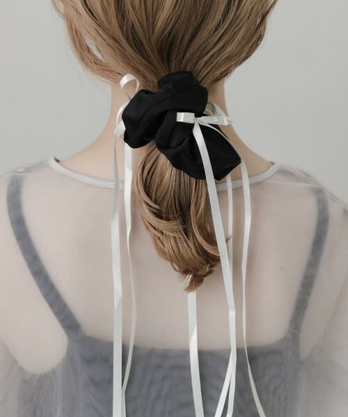 SMELLY / スメリー ヘアゴム・シュシュ | サテンリボンボリュームシュシュ | 詳細11