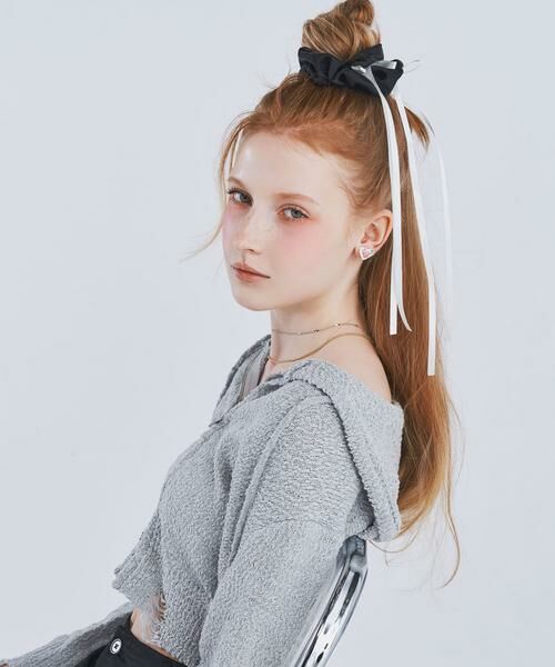 SMELLY / スメリー ヘアゴム・シュシュ | サテンリボンボリュームシュシュ | 詳細15