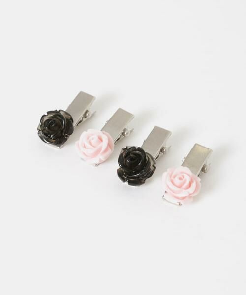 SMELLY / スメリー カチューシャ・カチューム・その他 | ローズモチーフミニ4セットピン | 詳細4