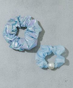 SMELLY / スメリー ヘアゴム・シュシュ | メタリックパール2セットシュシュ