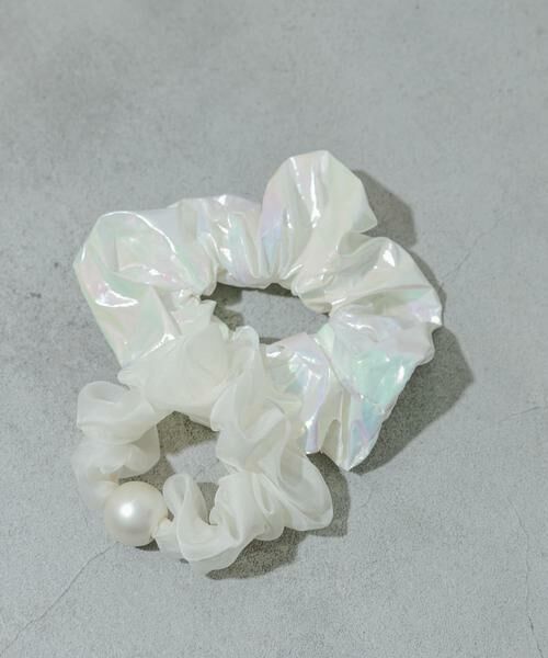 SMELLY / スメリー ヘアゴム・シュシュ | メタリックパール2セットシュシュ | 詳細12