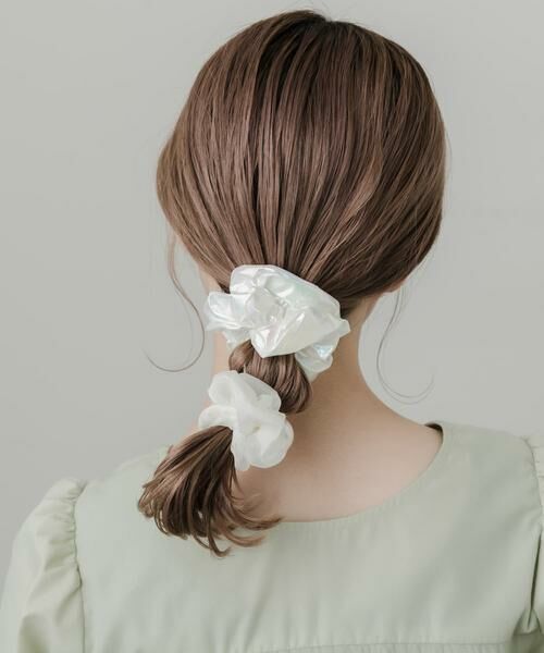 SMELLY / スメリー ヘアゴム・シュシュ | メタリックパール2セットシュシュ | 詳細15