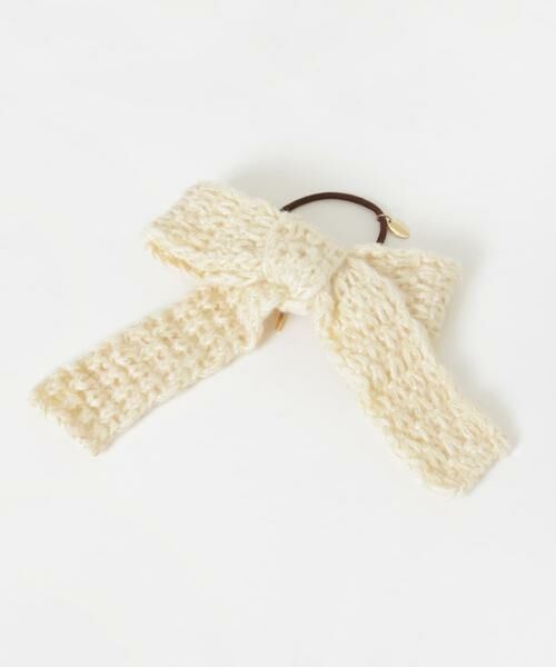 SMELLY / スメリー ヘアゴム・シュシュ | ニットビッグリボンヘアカフ | 詳細5