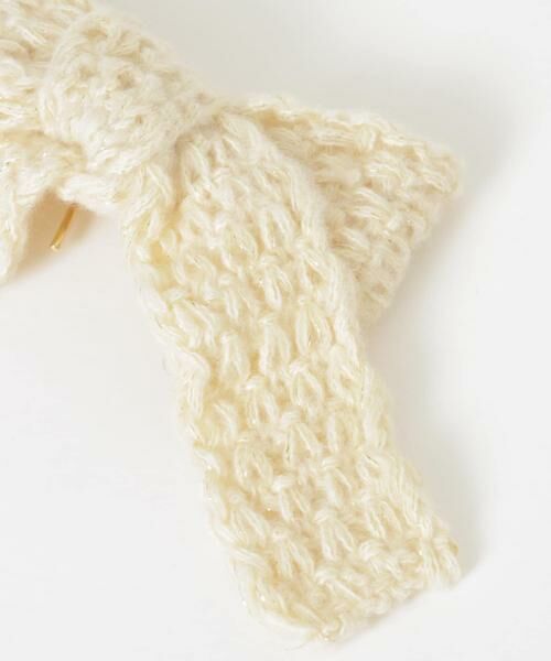 SMELLY / スメリー ヘアゴム・シュシュ | ニットビッグリボンヘアカフ | 詳細6