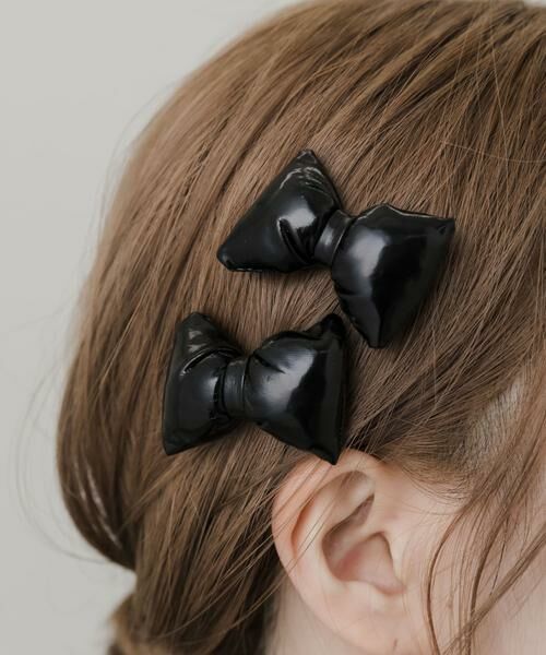 SMELLY / スメリー カチューシャ・カチューム・その他 | クッションリボン2セットヘアピン | 詳細1