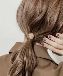 SMELLY / スメリー ヘアアクセサリー | メタルローズモチーフヘアカフ