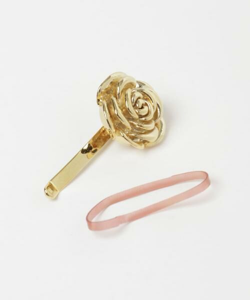 SMELLY / スメリー ヘアアクセサリー | メタルローズモチーフヘアカフ | 詳細4