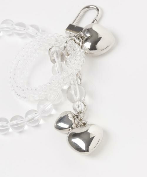 SMELLY / スメリー キーホルダー・ストラップ | ビーズメタルハートキーチェーン | 詳細6