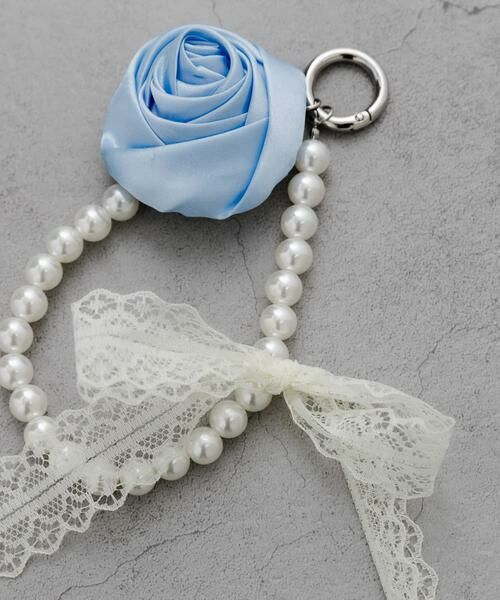 SMELLY / スメリー キーホルダー・ストラップ | ローズレースリボンストラップ | 詳細1