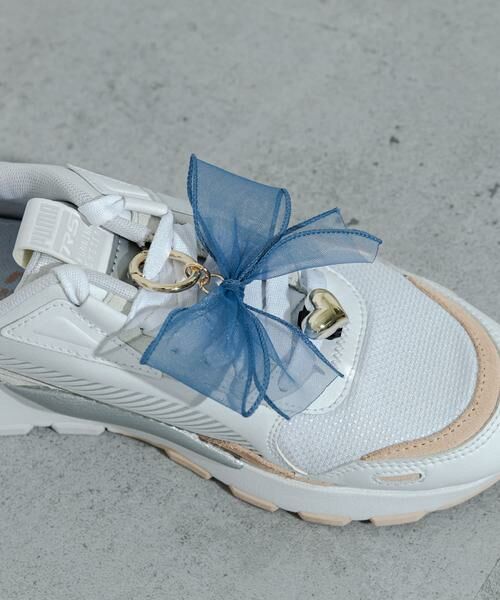SMELLY / スメリー シューケア | リボンハートアシメスニーカーチャーム | 詳細2