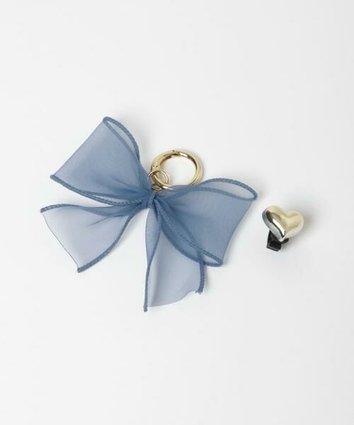 SMELLY / スメリー シューケア | リボンハートアシメスニーカーチャーム | 詳細4