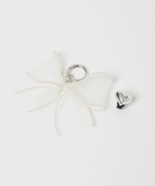 SMELLY / スメリー シューケア | リボンハートアシメスニーカーチャーム | 詳細10