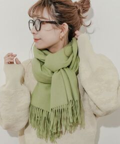 SMELLY / スメリー マフラー・ショール・スヌード・ストール | ムジシンプルカラーマフラー
