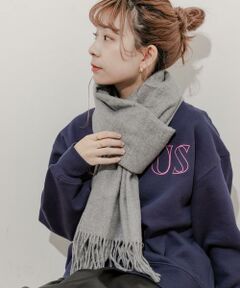 SMELLY / スメリー マフラー・ショール・スヌード・ストール | ムジシンプルカラーマフラー
