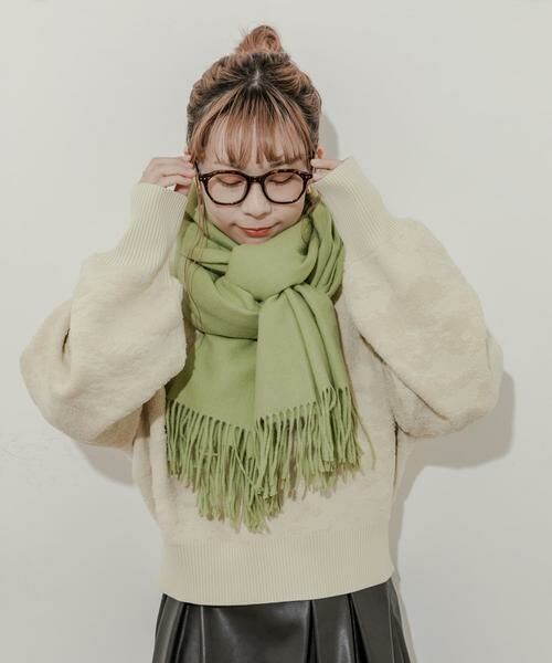 SMELLY / スメリー マフラー・ショール・スヌード・ストール | ムジシンプルカラーマフラー | 詳細5