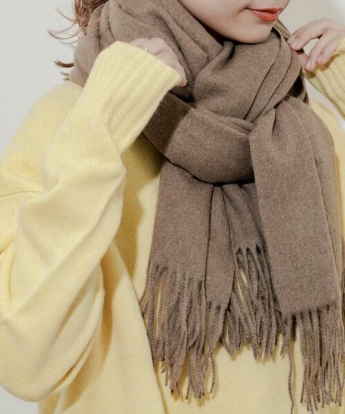 SMELLY / スメリー マフラー・ショール・スヌード・ストール | ムジシンプルカラーマフラー | 詳細12
