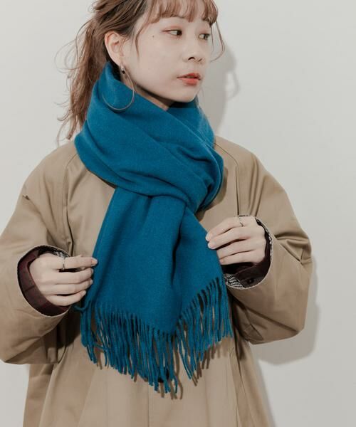 SMELLY / スメリー マフラー・ショール・スヌード・ストール | ムジシンプルカラーマフラー | 詳細19