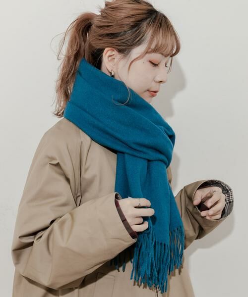 SMELLY / スメリー マフラー・ショール・スヌード・ストール | ムジシンプルカラーマフラー | 詳細20