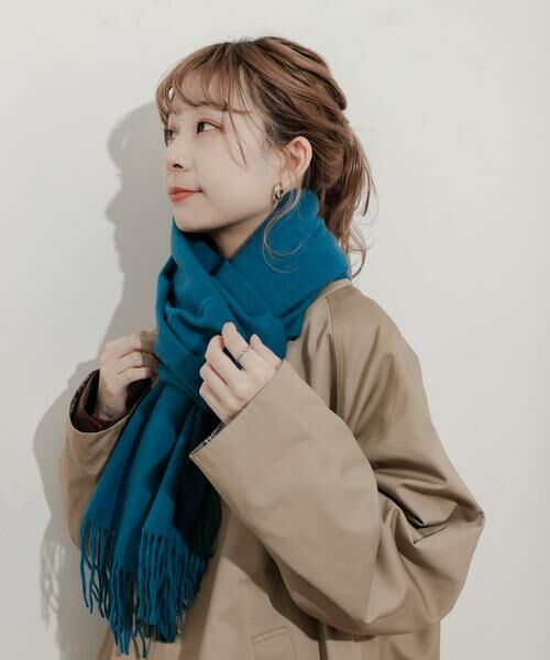 SMELLY / スメリー マフラー・ショール・スヌード・ストール | ムジシンプルカラーマフラー | 詳細21