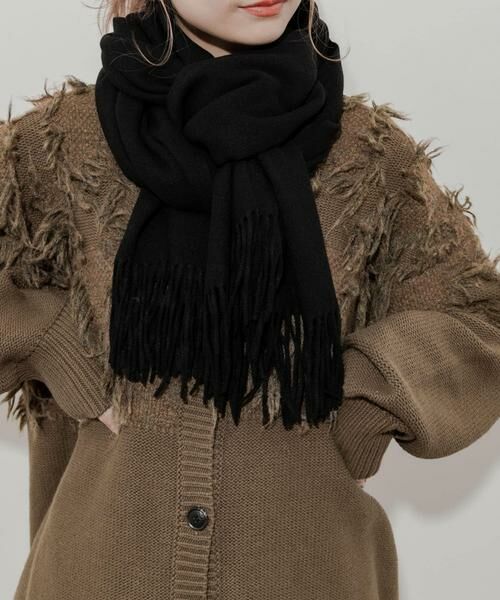 SMELLY / スメリー マフラー・ショール・スヌード・ストール | ムジシンプルカラーマフラー | 詳細26