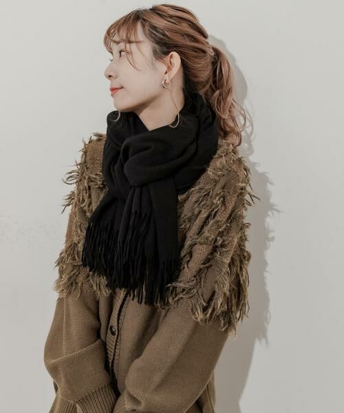 SMELLY / スメリー マフラー・ショール・スヌード・ストール | ムジシンプルカラーマフラー | 詳細29