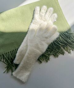 SMELLY / スメリー 手袋 | シャギーニットロンググローブ