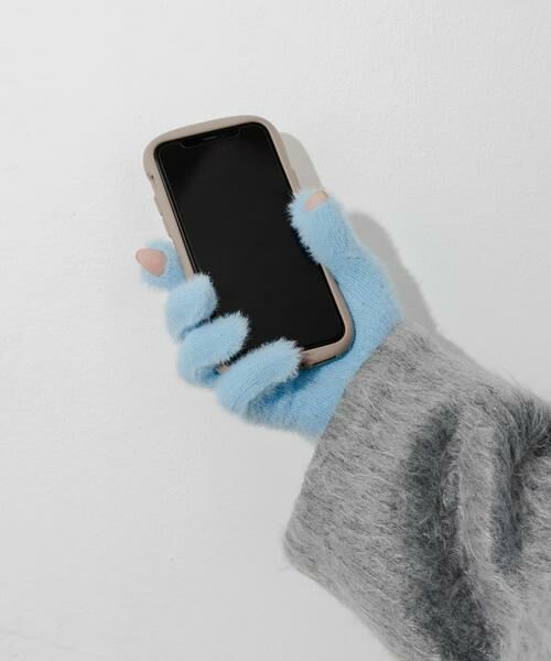 SMELLY / スメリー 手袋 | シャギーニットロンググローブ | 詳細1
