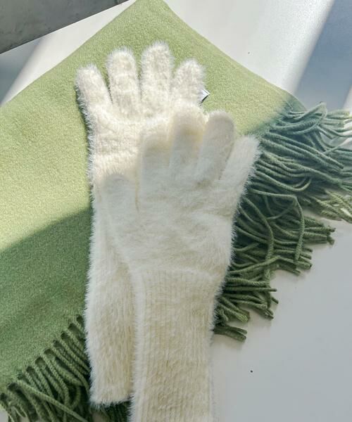 SMELLY / スメリー 手袋 | シャギーニットロンググローブ | 詳細13