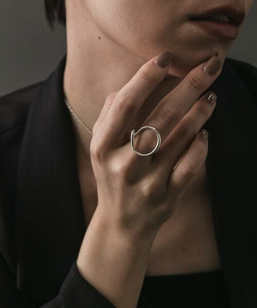 SMELLY / スメリー リング | SMELLY so’　loosely circle ring | 詳細6
