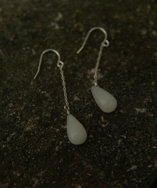 SMELLY / スメリー ピアス・イヤリング | SMELLY so’　newjade chain hook pierce | 詳細1