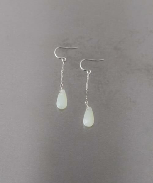 SMELLY / スメリー ピアス・イヤリング | SMELLY so’　newjade chain hook pierce | 詳細2