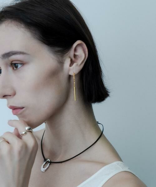 SMELLY / スメリー ピアス・イヤリング | SMELLY so’　cylindrical pierce | 詳細3