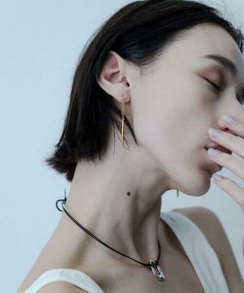 SMELLY / スメリー ピアス・イヤリング | SMELLY so’　cylindrical pierce | 詳細5