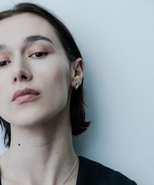 SMELLY / スメリー ピアス・イヤリング | SMELLY so’　asymmetric solid pierce | 詳細4