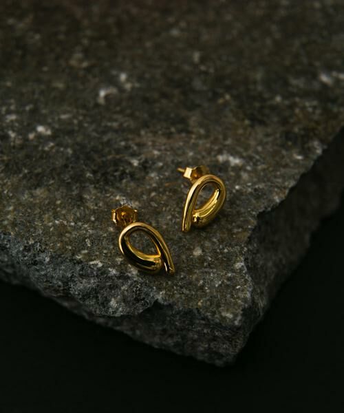 SMELLY / スメリー ピアス・イヤリング | SMELLY so’　asymmetric solid pierce | 詳細5